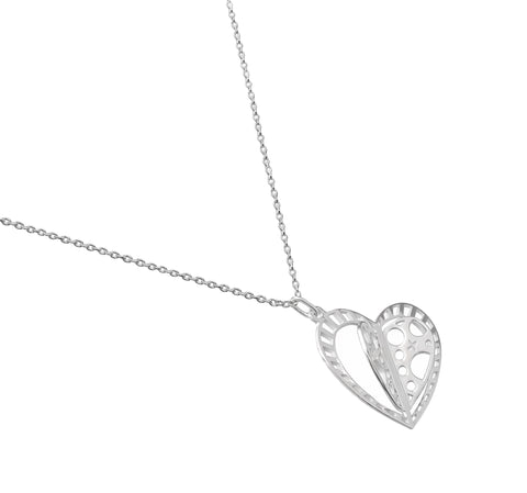 Dije Mujer Plata 925 Valentina Corazon Circulos