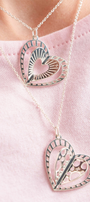 Dije Plata 925 Valentina con Corazón Círculos - Tanya Moss