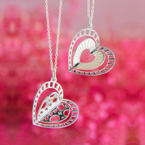 Dije Mujer Plata 925 Valentina Corazon Circulos