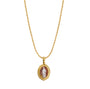 Dije Mujer Plata 925 Camafeo Virgen Guadalupe Rojo Dorado Chico - Tanya Moss