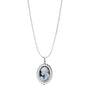 Dije Plata 925 Camafeo Mujer Azul Grande - Tanya Moss