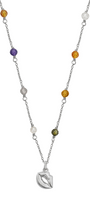 Dije Mujer Plata 925 Ecos Labios Circonia Multicolor - Tanya Moss