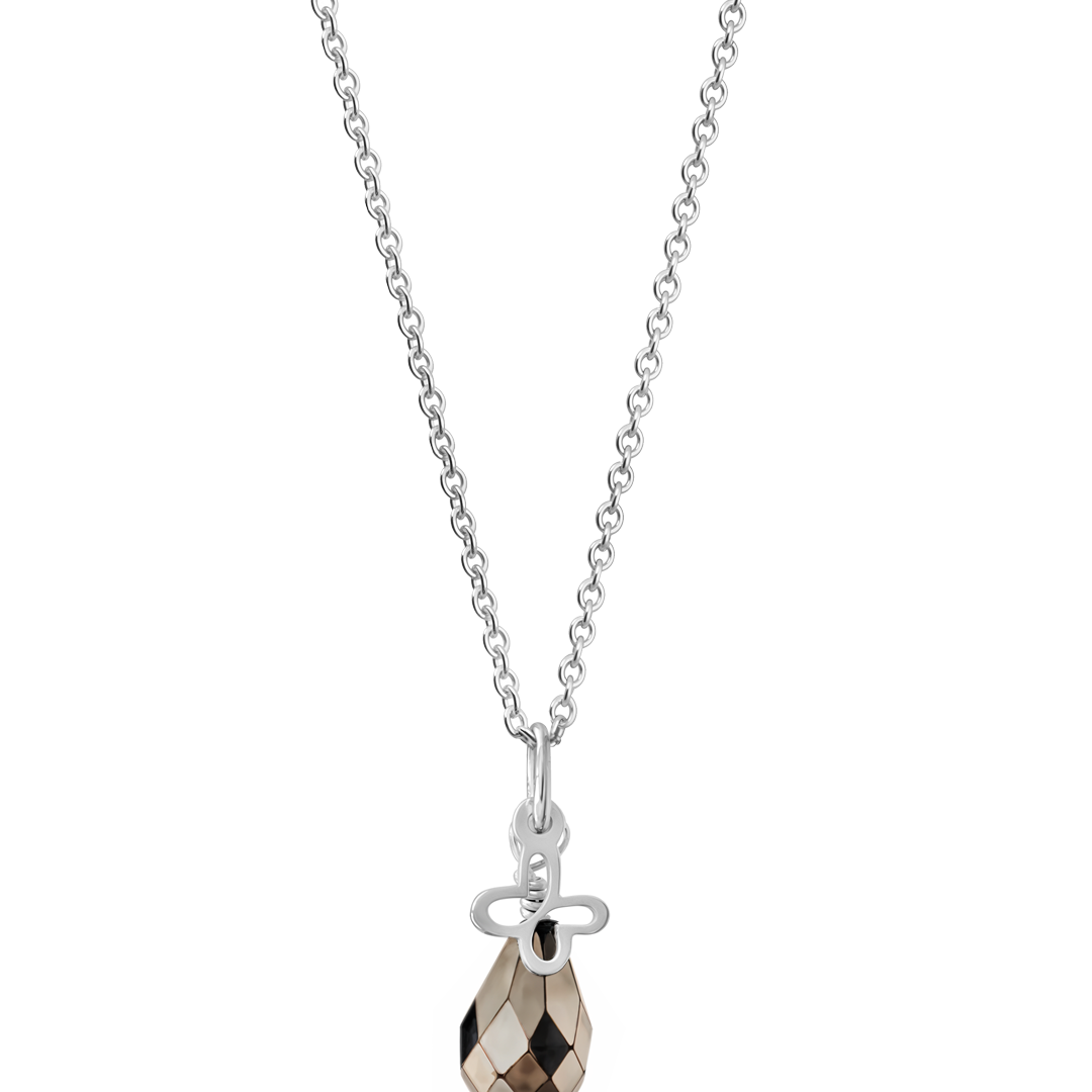 Dije Plata 925 Mini Mariposa Mariposa con Pirita