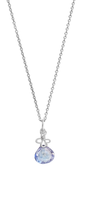 Dije Plata 925 Mini Mariposa Mariposa con Cuarzo Místico