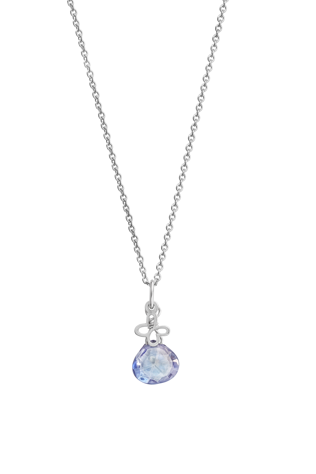 Dije Plata 925 Mini Mariposa Mariposa con Cuarzo Místico