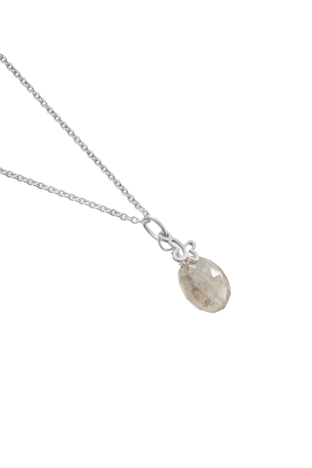 Dije Plata 925 Mini Mariposa Mariposa con Piedra Luna Durazno