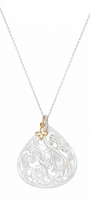 Dije Plata 925 Perlas 2026 MOP Gota y Mariposita Dorado