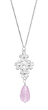 Dije Plata 925 Linda Flores con Amatista - Tanya Moss