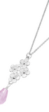 Dije Plata 925 Linda Flores con Amatista - Tanya Moss