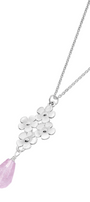 Dije Plata 925 Linda Flores con Amatista - Tanya Moss