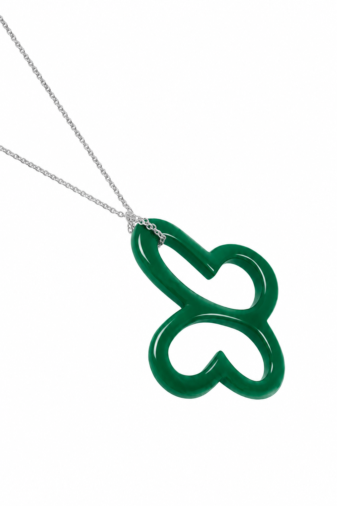 Dije Plata 925 Mariposas de Piedra Mariposa Agata Verde