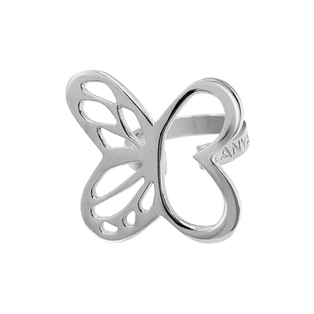 Anillo Plata 925 Esenciales Mariposa Monarca