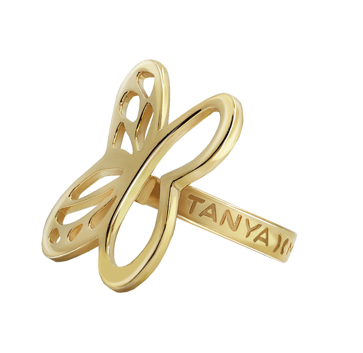 Anillo Monarca De Plata Con BañO De Oro - Tanya Moss