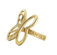 Anillo Monarca De Plata Con BañO De Oro - Tanya Moss