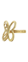Anillo Plata 925 Esenciales Mariposa Monarca Dorado - Tanya Moss