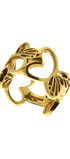 Anillo Esenciales Banda Mariposas Monarca Dorado - Tanya Moss