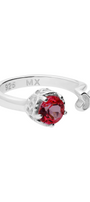 Anillo Mariposa Valeska Con Topacio Blazing Red - Tanya Moss