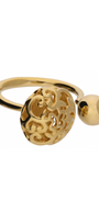 Anillo Plata 925 Elia Esfera Baño de Oro