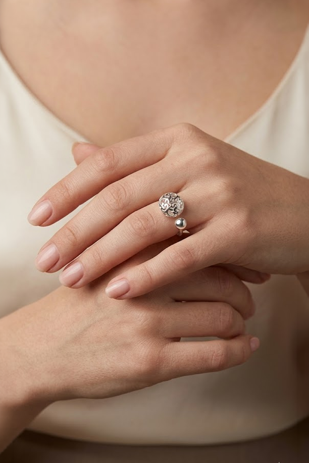 Anillo Plata 925 Elia Esfera