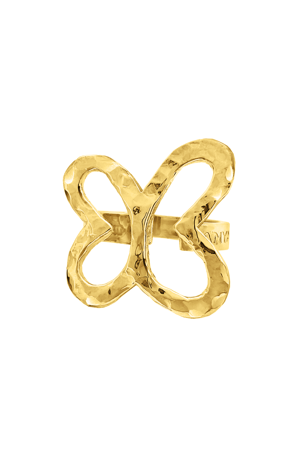 Anillo Plata 925 Liberty Mariposa Dorado - Tanya Moss