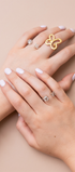 Anillo Plata 925 Liberty Mariposa Dorado - Tanya Moss