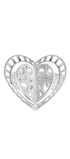 Anillo Plata 925 Valentina con Corazón Círculos - Tanya Moss