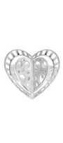 Anillo Plata 925 Valentina con Corazón Círculos - Tanya Moss