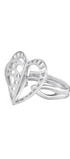 Anillo Plata 925 Valentina con Corazón Círculos - Tanya Moss