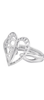 Anillo Plata 925 Valentina con Corazón Círculos - Tanya Moss