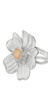 Anillo Plata 925 Florecer con Topacio Champange - Tanya Moss