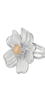 Anillo Plata 925 Florecer con Topacio Champange - Tanya Moss