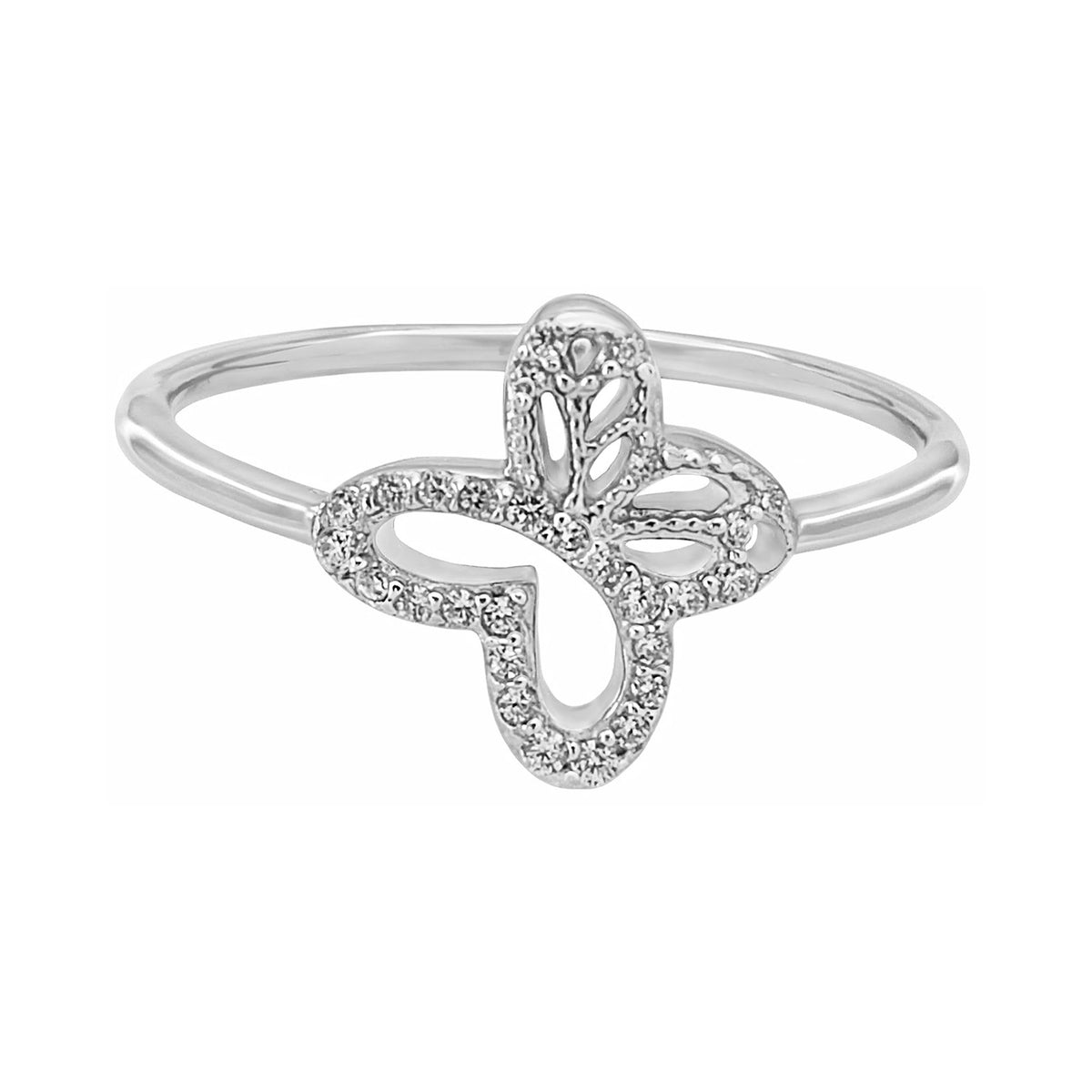 Anillo Monarca Con Circonias Talla 7