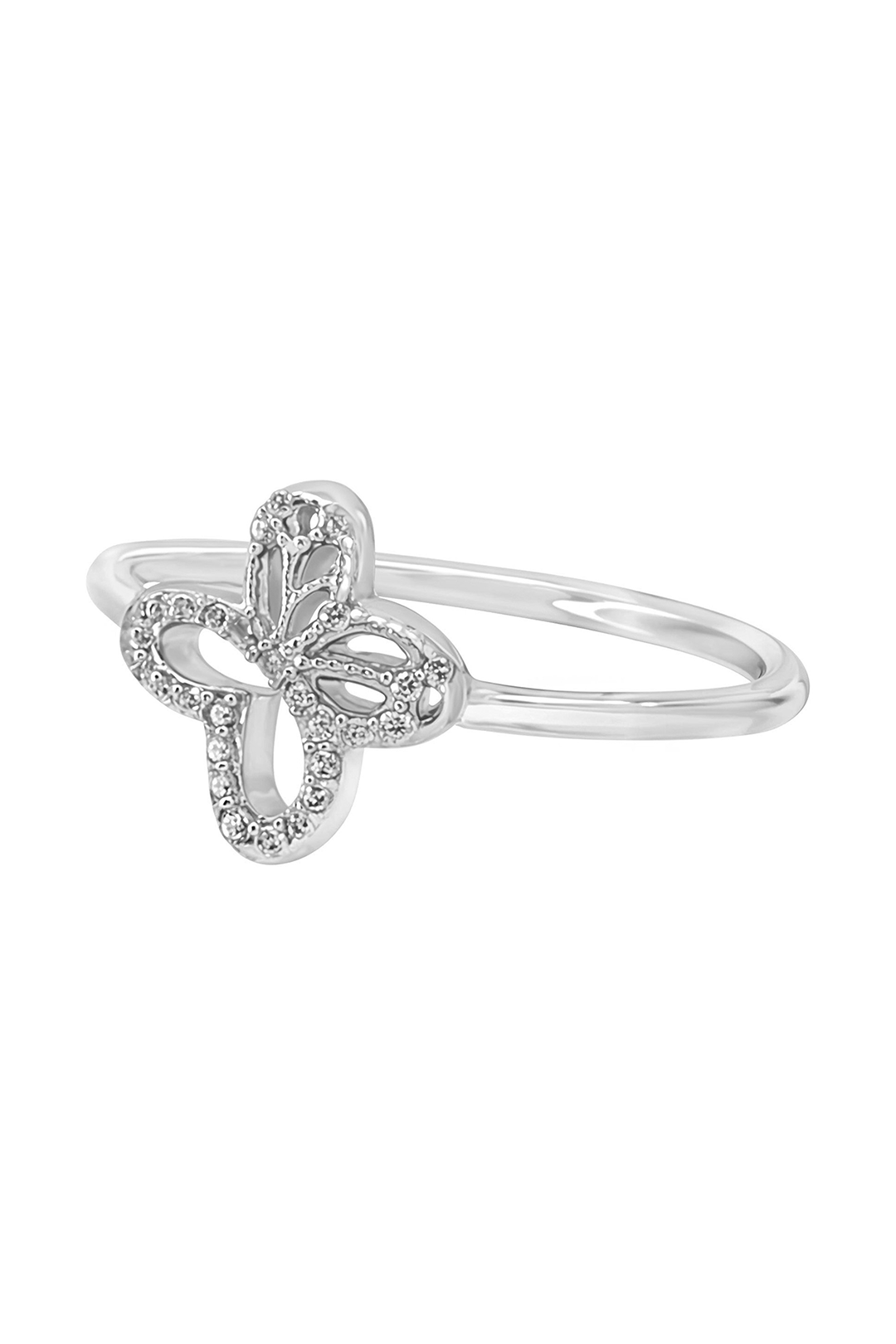 Anillo Plata 925 Lucina Monarca Con Circonias