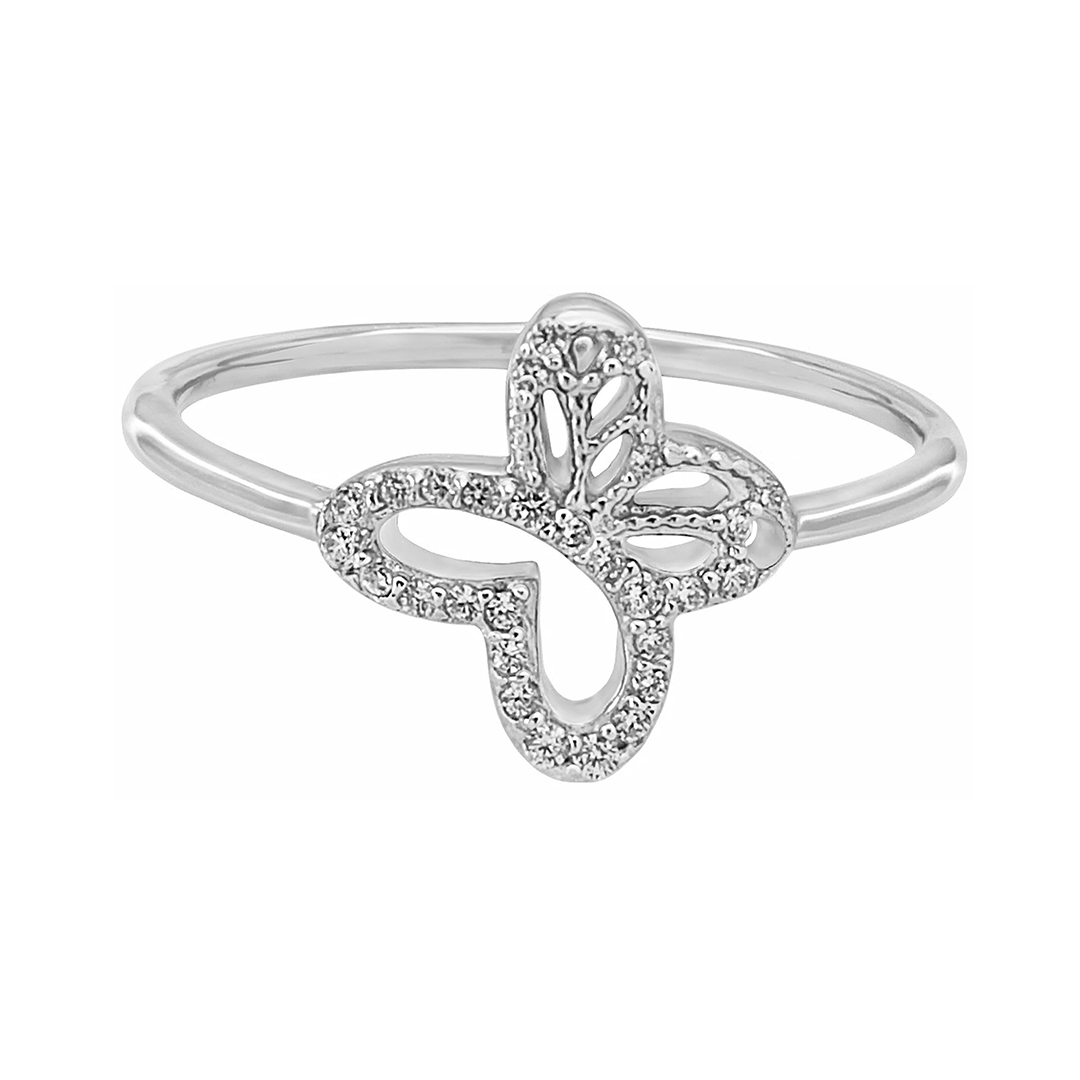 Anillo Plata 925 Lucina Monarca Con Circonias