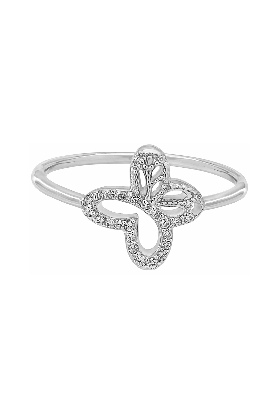 Anillo Plata 925 Lucina Monarca Con Circonias