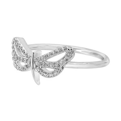 Anillo Libelula Con Circonias Talla 5