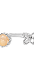 Anillo Plata 925 Abierto Mariposa Básica Con Piedra - Tanya Moss
