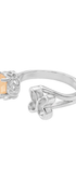 Anillo Plata 925 Abierto Mariposa Básica Con Piedra - Tanya Moss