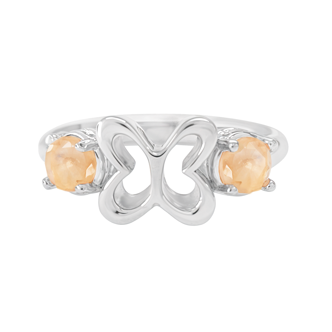 Anillo Plata 925 Mariposa Básica Con Piedra - Tanya Moss
