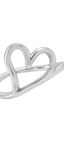 Anillo Corazón Latidos Plata Talla 8 - Tanya Moss