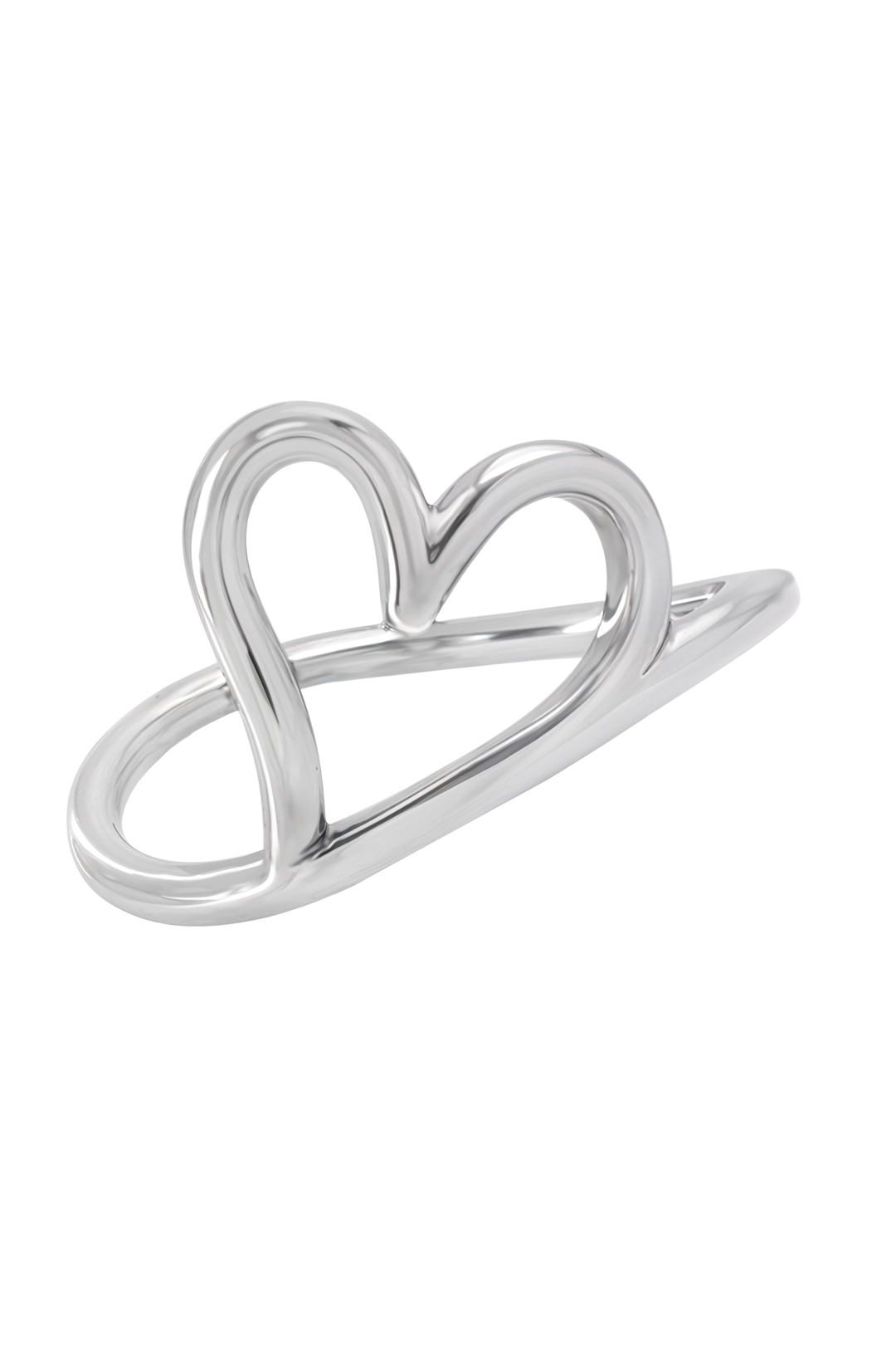 Anillo Corazón Latidos Plata Talla 8 - Tanya Moss