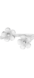 Anillo Plata 925 Linda Dos Flores Abierto - Tanya Moss