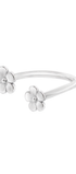 Anillo Plata 925 Linda Dos Flores Abierto - Tanya Moss
