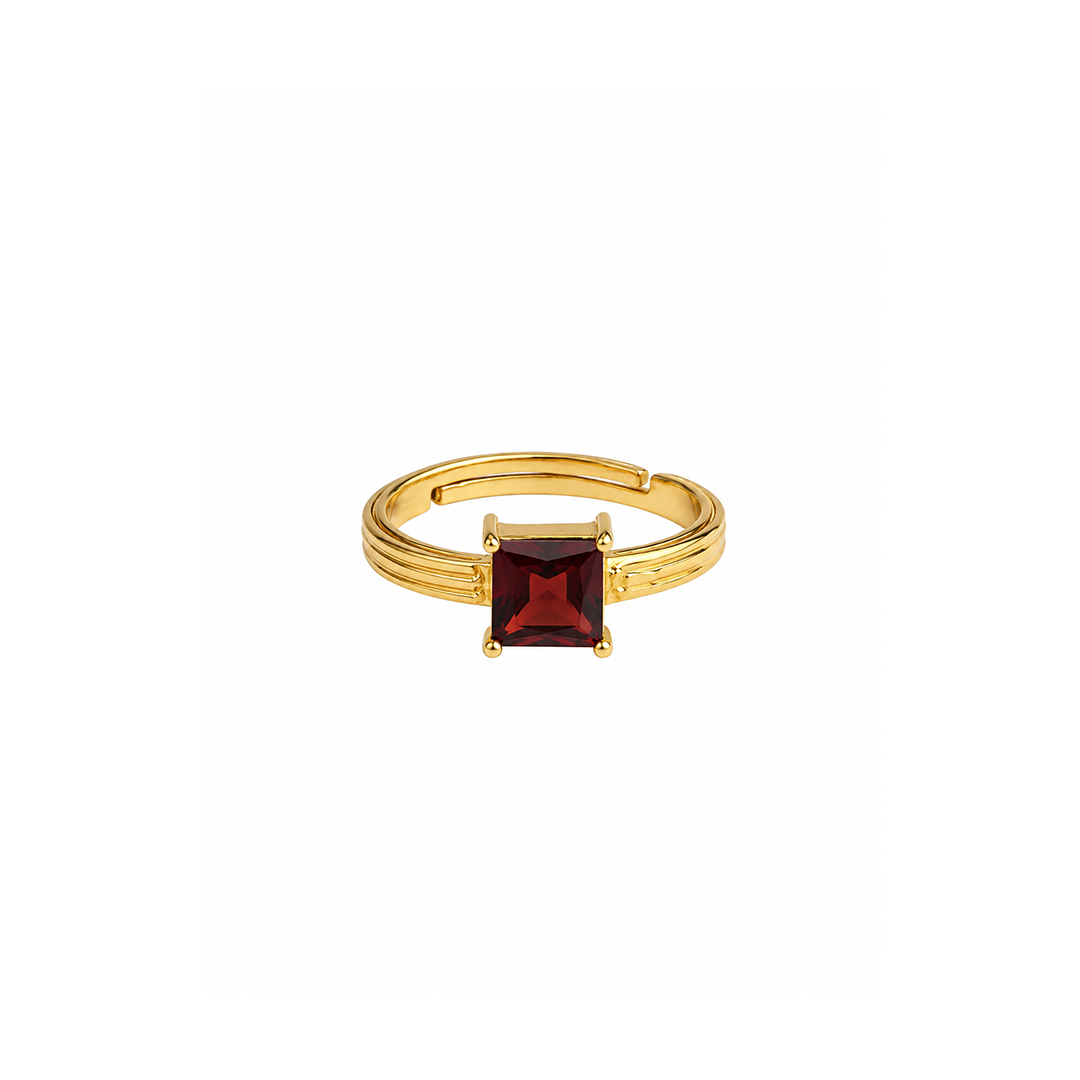 Anillo Icónica Piedra Rosa