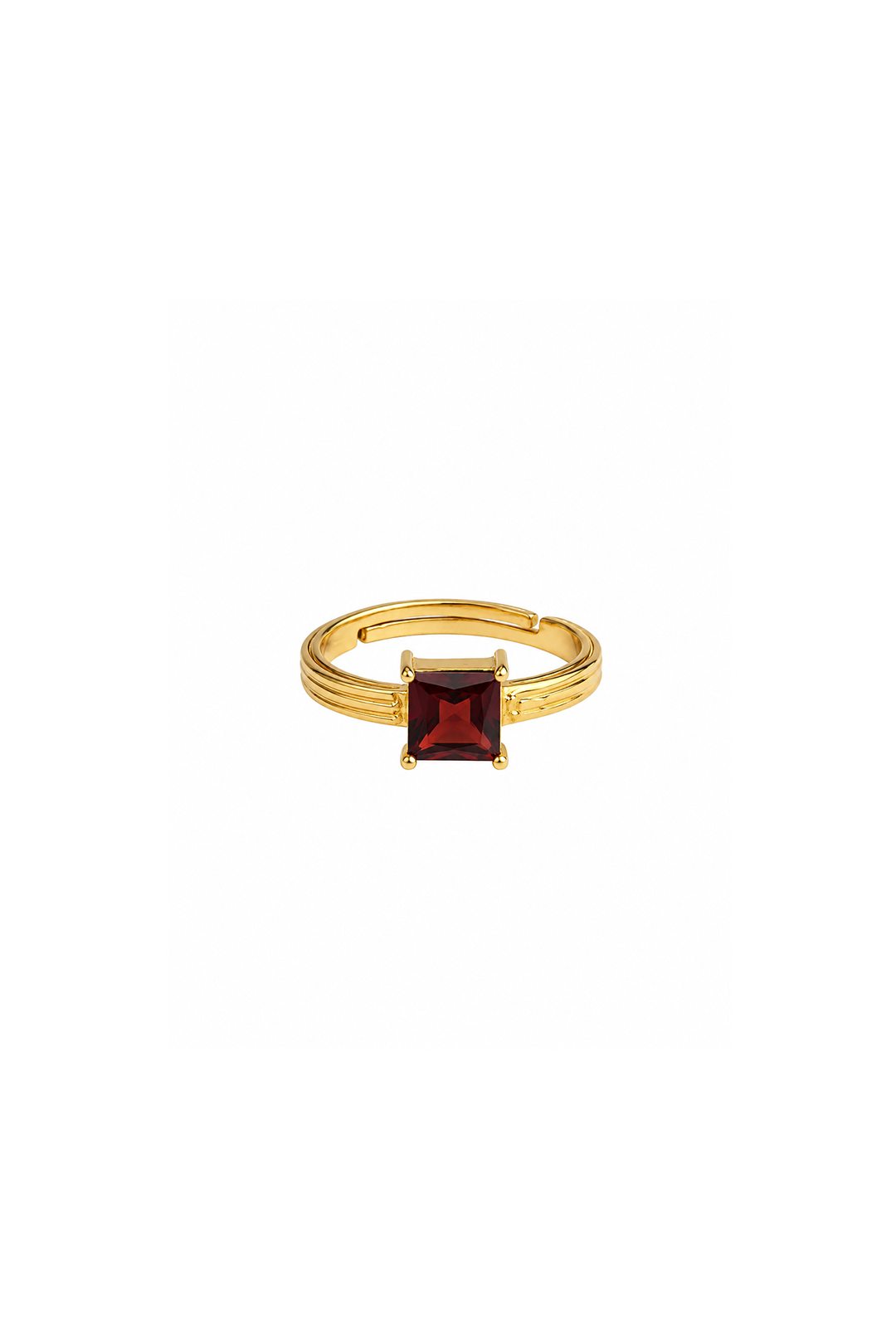 Anillo Icónica Piedra Rosa
