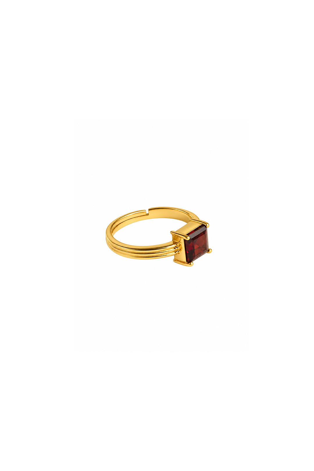Anillo Icónica Piedra Rosa
