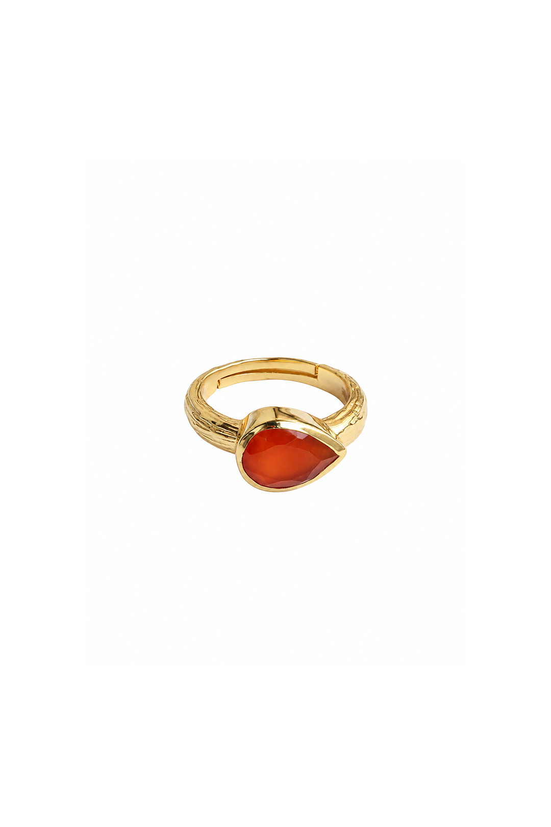 Anillo Icónica Piedra Naranja