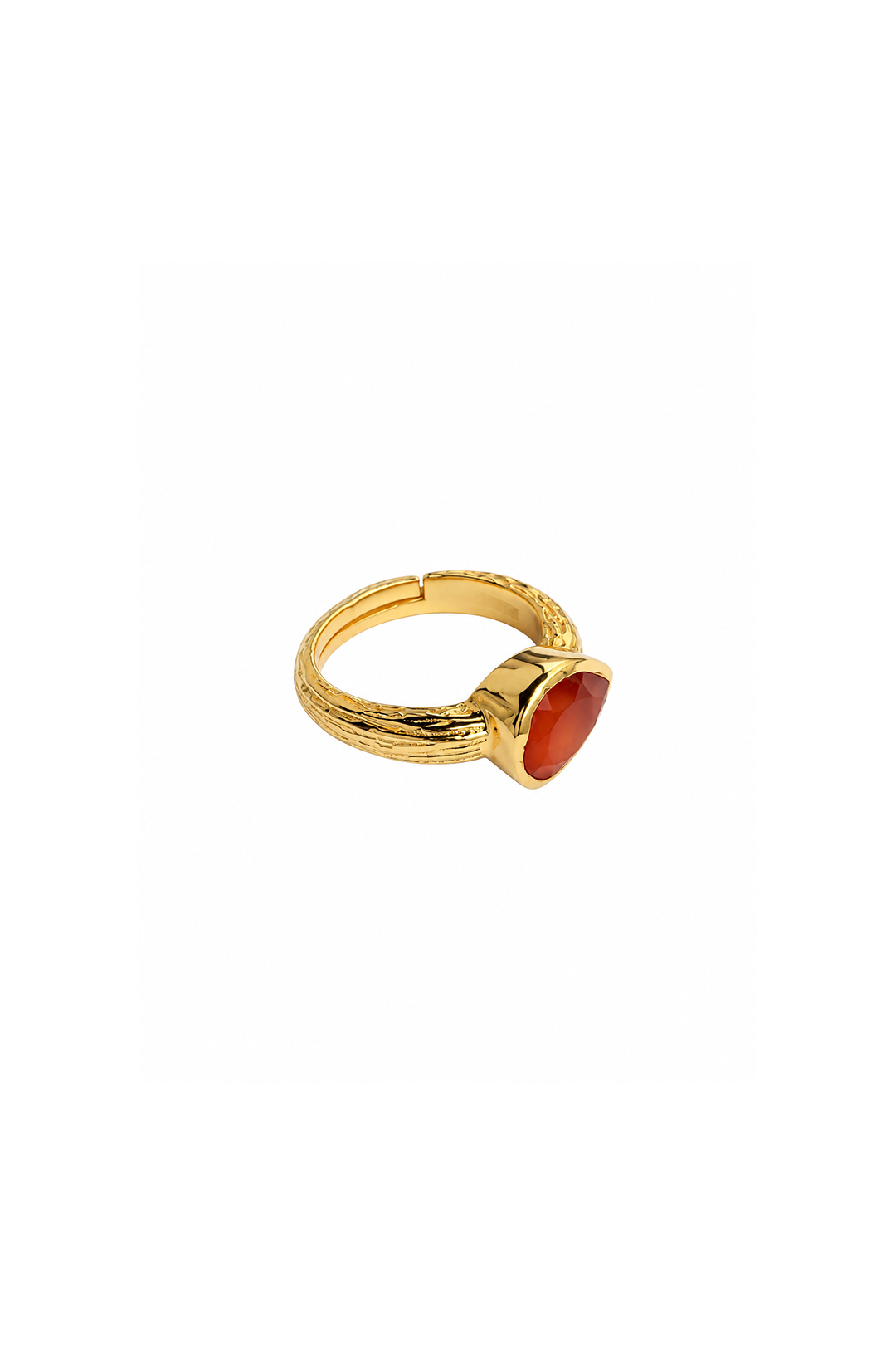 Anillo Icónica Piedra Naranja