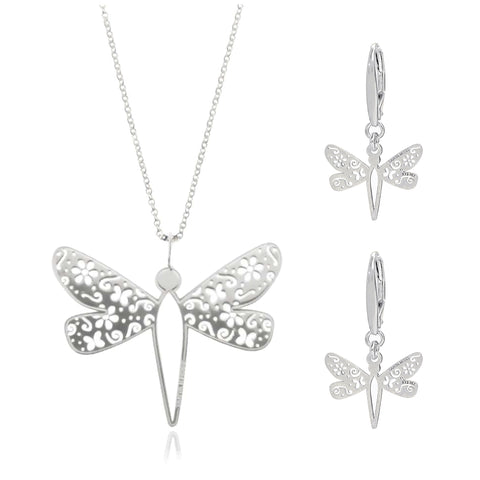 Set Tanya Moss 2 Piezas Esenciales Libelula Plata