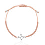 Pulsera Mujer Plata 925 Alegria Mariposa Tejida Nude - Tanya Moss